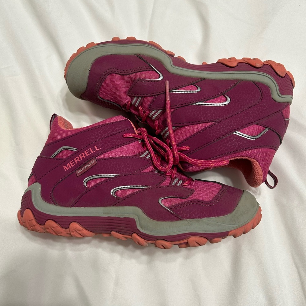 Merrell Waterproof Hiking Boots, Size 1